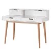 Bureau LINDHOLM -Mobilier Soldes sekretaer lindholm weiss eiche massiv 4673380