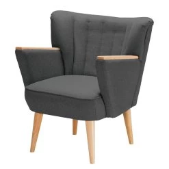 Fauteuil Bauro I -Mobilier Soldes sessel bauro i filz anthrazit 4542220