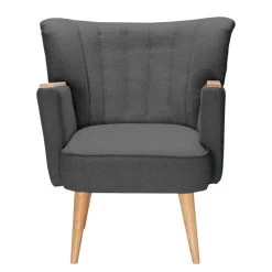 Fauteuil Bauro I -Mobilier Soldes sessel bauro i filz anthrazit 4542232