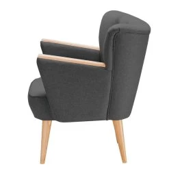 Fauteuil Bauro I -Mobilier Soldes sessel bauro i filz anthrazit 4542236