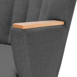 Fauteuil Bauro I -Mobilier Soldes sessel bauro i filz anthrazit 4542248