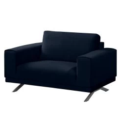 Fauteuil Lorcy -Mobilier Soldes sessel lorcy samt dunkelblau 4892824
