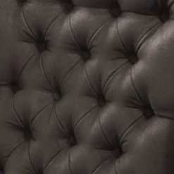 Fauteuil à Oreilles Miscol -Mobilier Soldes sessel miscol antiklederlook mit hocker braungrau 4886396