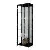 Armoire Vitrine Exhibit III -Mobilier Soldes vitrinenschrank exhibit inkl beleuchtung schwarz 5 faecher led beleuchtung 4997812