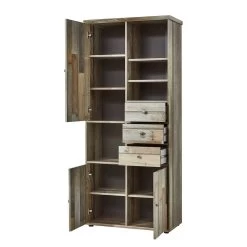 Armoire Tapara 9 Armoire Tapara -Mobilier Soldes wohnwand tapara ii braun grau 4383700