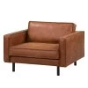 Fauteuil XL FORT DODGE -Mobilier Soldes xl sessel fort dodge antiklederlook cognac 4670044
