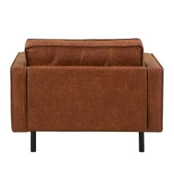 Fauteuil XL FORT DODGE -Mobilier Soldes xl sessel fort dodge antiklederlook cognac 4670056