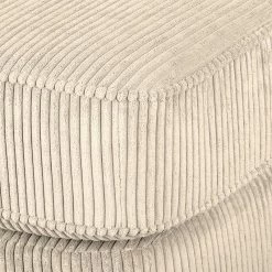 Fauteuil XXL Colares -Mobilier Soldes xxl sessel colares cord creme 4518996