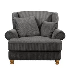 Fauteuil XXL Colares -Mobilier Soldes xxl sessel colares cord grau 4518888